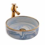Lena E-7024 Tezgah Üstü Porselen Lavabo