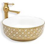 Lena E-8114 Tezgah Üstü Porselen Lavabo