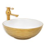 Lena E-8116 Tezgah Üstü Porselen Lavabo