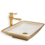 Lena E-8121 Tezgah Üstü Porselen Lavabo