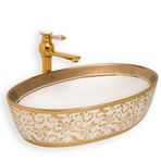 Lena E-8130 Tezgah Üstü Porselen Lavabo