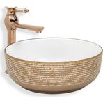 Lena E-8301 Tezgahüstü Porselen Lavabo