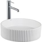 Lena E-W1001MB Beyaz Tezgahüstü Lavabo
