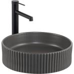 Lena E-W1001MF Mat Füme Tezgah Üstü Lavabo