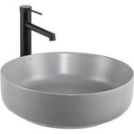 Lena E-W1201MG Mat Gri Tezgah Üstü Lavabo