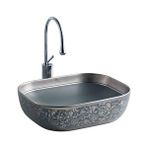 Lena EH-4290MGG Tezgah Üstü Porselen Lavabo