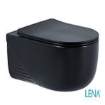Lena ET-H5110MS Mat Siyah Kapak Dahil Asma Klozet