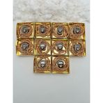 Lena Gift Workshop 10 Adet Hediyelik Çeyizlik Gold Kutulu Tesbih ve Taşlı Zikirmatik Seti ( Mevlit-Sünnet-Hac-Umre) - Altın