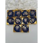 Lena Gift Workshop 10 Adet Hediyelik Çeyizlik Gold Kutulu Tesbih ve Taşlı Zikirmatik Seti ( Mevlit-Sünnet-Hac-Umre) - Lacivert