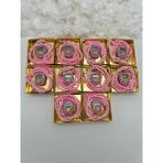Lena Gift Workshop 10 Adet Hediyelik Çeyizlik Gold Kutulu Tesbih ve Taşlı Zikirmatik Seti ( Mevlit-Sünnet-Hac-Umre) - Pembe