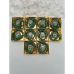 Lena Gift Workshop 10 Adet Hediyelik Çeyizlik Gold Kutulu Tesbih ve Taşlı Zikirmatik Seti ( Mevlit-Sünnet-Hac-Umre) - Zümrüt Yeşili