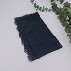Lena Gift Workshop Kadın Anne Şifon Dantelli Iğne Oyalı Tesettür Namaz Mevlit Örtüsü ( Mevlit-Sünnet-Hac-Umre) - Siyah