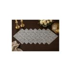 Lena Maison Zambak Açık Gri Dantel Runner/Masa-Konsol Örtüsü 35x105 cm