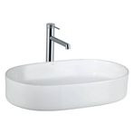 Lena - Tezgah Üstü Lavabo Parlak Beyaz Outlet - E-W1202-
