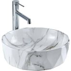 Lena - Tezgah Üstü Porselen Lavabo Outlet - E-2110M1- - Beyaz
