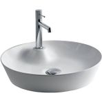 Lena - Tezgah Üstü Porselen Lavabo Outlet - E-4044- - Beyaz