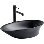 Lena - Tezgah Üstü Porselen Lavabo Siyah Outlet - EH-4610MS-
