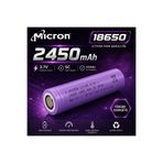 LENAOKSAN 18650 Li-ion 2450mAh 3.7V 5C Şarjlı Pil (1 Adet) (Lityum İyon)