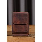 Lenax Leather Milano Hakiki Deri Cüzdan Kartlık Nakit Para Klipsli Bozuk Para Cepli Erkek Cüzdan Taba