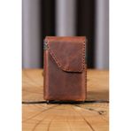 Lenax Leather PORTO %100 Hakiki Deri Mekanizmalı Kartlık El Dikişli Slim Minimal Erkek Cüzdan