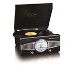 Lenco Ece4 Classic Phono Tt-27 Bk Dahili Hoparlörlü Retro Pikap Plak Çalar (siyah), Medium