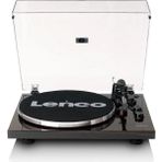 Lenco LBT-345WA Ahşap Ceviz Bluetooth ve Ortofon 2M Kırmızı Kartuşlu Pikap Plak Çalar