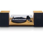 Lenco LS-500 - Bluetooth ile Hi-Fi pikap - Harici hoparlörlerle 2 x 30 W RMS - Kayış tahrikli - Otomatik durdurma - Ön amplifikatör - MDF gövde - Meşe