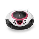 Lenco SCD-38 Pembe Taşınabilir Müzik Seti Radyo CD Çalar MP3 USB