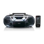 Lenco SCD-720SI - Dab+/fm Radyo, Bluetooth®, Cd, Kaset Çalar ve USB Oynatıcılı Taşınabilir Boombox - Gümüş - Siyah - Gri