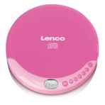 Lenco Taşınabilir Cd Çalar Discman Şarj Özellikli Pembe Cd-011 Pk