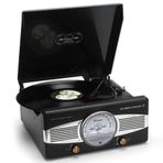 Lenco TT-27 Siyah Dahili Hoparlörlü Retro Pikap