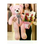 lenostra Kokina-Buket7 Kokina Buket Ayıcıklı Ve 90Cm Pembe Ayıcık - Yılbaşı Hediye Seti - Kadina Yilbasi - Sevgiliye