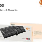 Lenovo Cm103 Usb Kablolu Türkçe Q Klavye & Mouse Set Siyah