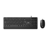 Lenovo CM106 Lecoo Siyah USB Kablolu Türkçe Q Klavye ve Mouse Set
