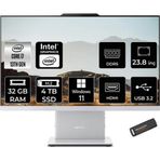 LENOVO IdeaCentre 24IRH9 i7 13620H 32GB DDR5 4TB SSD 23.8" FHD IPS W11P Beyaz All in One PC & PER4