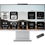 LENOVO IdeaCentre 24IRH9 i7 13620H 40GB DDR5 4TB SSD 23.8" FHD IPS W11P Beyaz All in One PC & PER4