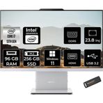 LENOVO IdeaCentre 24IRH9 i7 13620H 96GB DDR5 256GB SSD 23.8" FHD IPS W11P Beyaz All in One PC & PER4