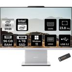 LENOVO IdeaCentre 24IRH9 i7 13620H 96GB DDR5 4TB SSD 23.8" FHD IPS W11P Beyaz All in One PC & PER4