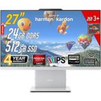 Lenovo Ideacentre 27ARR9 Amd Ryzen 7-7735HS 24GB 512GB 27 Fhd Freedos Beyaz All In One Bilgisayar