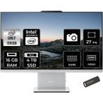 Lenovo IdeaCentre 27IRH9 Intel Core i7 13620H 16GB 4TB SSD 27" FHD FDOS All in One Bilgisayar & PER4 USB Bellek F0HM004JTRP310