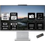 Lenovo IdeaCentre 27IRH9 Intel Core i7 13620H 40GB 1TB SSD 27" FHD FDOS All in One Bilgisayar & PER4 USB Bellek F0HM004JTRP323