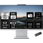 Lenovo IdeaCentre 27IRH9 Intel Core i7 13620H 40GB 2TB SSD 27" FHD FDOS All in One Bilgisayar & PER4 USB Bellek F0HM004JTRP324