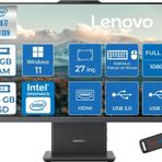 Lenovo Ideacentre Aıo 27IRH9 Intel Core I7-13620H 16GB Ddr5 256GB SSD 27'' Fhd 300NITS IPS Windows 11 Home All İn One Bilgisayar LF0HM00EUTRH01+ZETTAUSBBELLEK