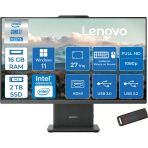 Lenovo Ideacentre Aıo 27IRH9 Intel Core I7-13620H 16GB Ddr5 2tb SSD 27'' Fhd 300NITS IPS Windows 11 Home All İn One Bilgisayar LF0HM00EUTRH04+ZETTAUSBBELLEK