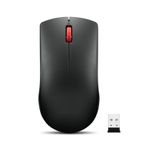 Lenovo Kablosuz Fare (WL150) - 2.4G Nano USB-A Çok Yönlü Ergonomik Fare - 3 Milyon Tıklama, 1.000 DPI - Taşınabilir Kompakt Kablosuz Tasarım - Bilgisayar ve Dizüstü Bilgisayar Aksesuarları