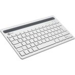 Lenovo Lecoo BK100 Bluetooth V3.0 Çoklu Cihaz Uyumlu Şarj Edilebilir Kablosuz Beyaz Türkçe Q Klavye - Siyah