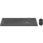Lenovo Lecoo CM102 USB Kablolu Q Klavye - Mouse Set Siyah - Çok Renkli