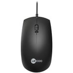 Lenovo Lecoo MS100 Siyah USB Kablolu 1000 DPI 3 Tuşlu Optik Mouse