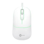 Lenovo Lecoo MS110 RGB Sessiz Tuşlu Kablolu Beyaz Optik Mouse