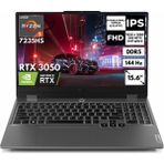 Lenovo Loq 15ARP9 Ryzen 5 7235HS 24 GB 256 GB SSD 6gb RTX3050 15.6" Fhd Windows 11 Pro Gaming Laptop 83JC00DXTRAT61